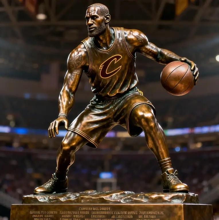 均获得雕像, 三支不同球, 詹姆斯已经